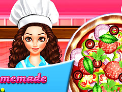 Homemade Pizza Cooking