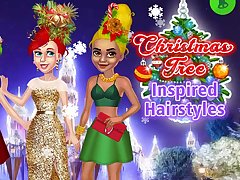 Christmas Tree Inspired Hairstyles