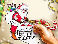 Santa Christmas Coloring