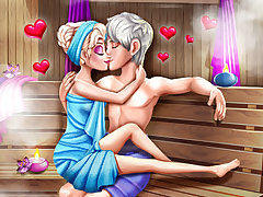 Ice Queen Sauna Flirting