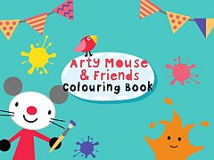 Arty Mouse Coloring Book