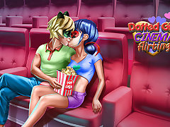 Dotted Girl Cinema Flirting