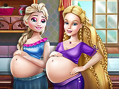 Happy Princesses Pregnant Bffs