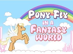Pony Fly in a Fantasy World
