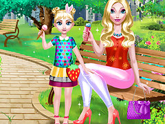 Mommy And Daughter Summer Day 2