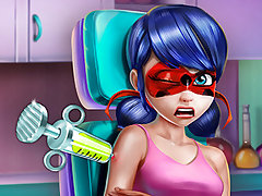 Dotted Girl Vaccines Injection