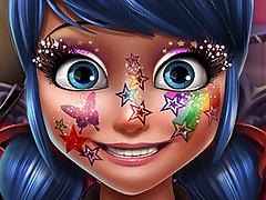 Ladybug Glittery Makeup