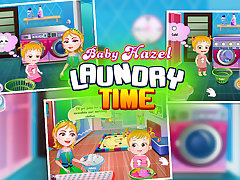 Baby Hazel Laundry Time