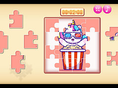 Cute Rainbow Unicorn Puzzles