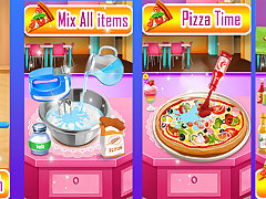 Pizza maker cooking and baking games for kids