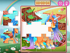 Cute Unicorns And Dragons Puzzle