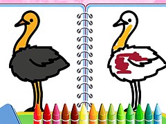 Coloring Birds Game