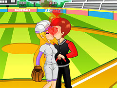 Baseball Kissing
