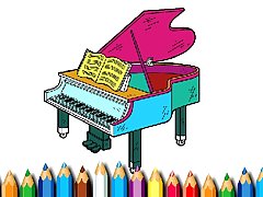 BTS Piano Coloring Book