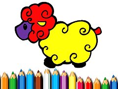 Baby Sheep Coloring Game