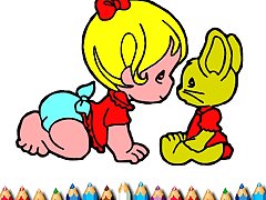 BTS Baby Girl Coloring