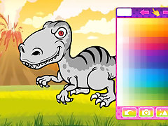 Ice Age Funny Dinosaurs Coloring