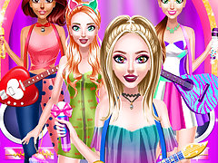 Popstar Girls Dress Up