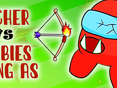 Archer vs Zombies Among As