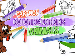 Cartoon Coloring for Kids Animals
