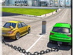 Chained Cars Impossible Tracks Game