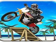 Beach Bike Stunts Game