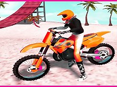 Motocross Beach Jumping Bike Stunt Game