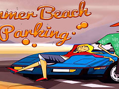 Summer Beach Parking
