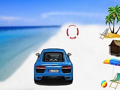 Mega Water Surface Car Racing Game 3D