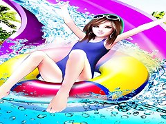Water Slide Rush Racing Game
