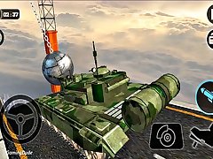 Impossible US Army Tank Driving Game