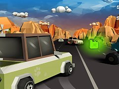 Furious Road Game : Low poly Car Racing