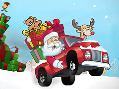 Santa Gift Truck