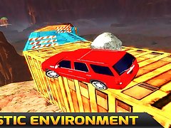 Stunt Jeep Simulator : Impossible Track Racing Game