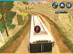 Uphill Passenger Bus Drive Simulator : Offroad Bus