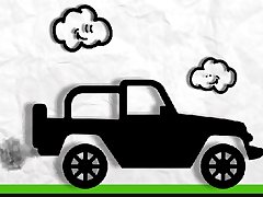 Paper Monster Truck Race