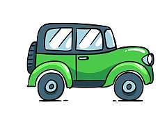 Cartoon Cars Spot the Difference