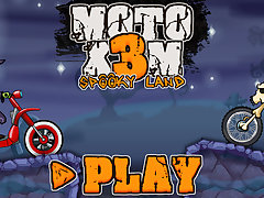 Moto X3M Spooky Land