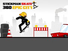 Stickman Skate 360 Epic City