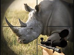 Rhino Hunter Shooting Strike