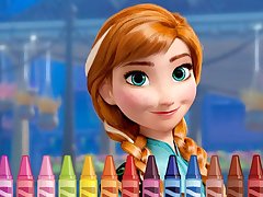 Anna Frozen Coloring