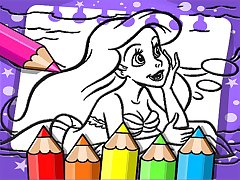 Ariel The Mermaid Coloring Book