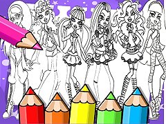 Monster High Coloring Book