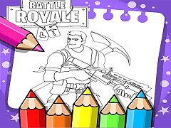 Fortnite Coloring Book Game