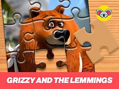 Grizzy and the lemmings Jigsaw Puzzle Planet